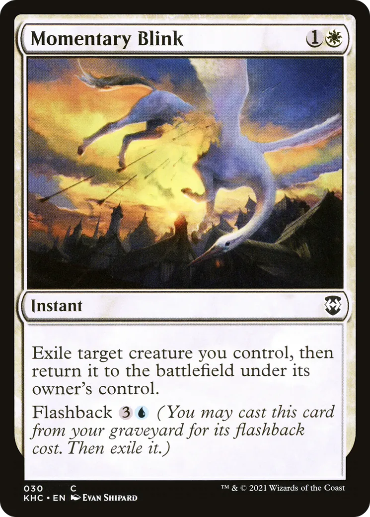 Momentary Blink — Kaldheim Commander — Magic: The Gathering