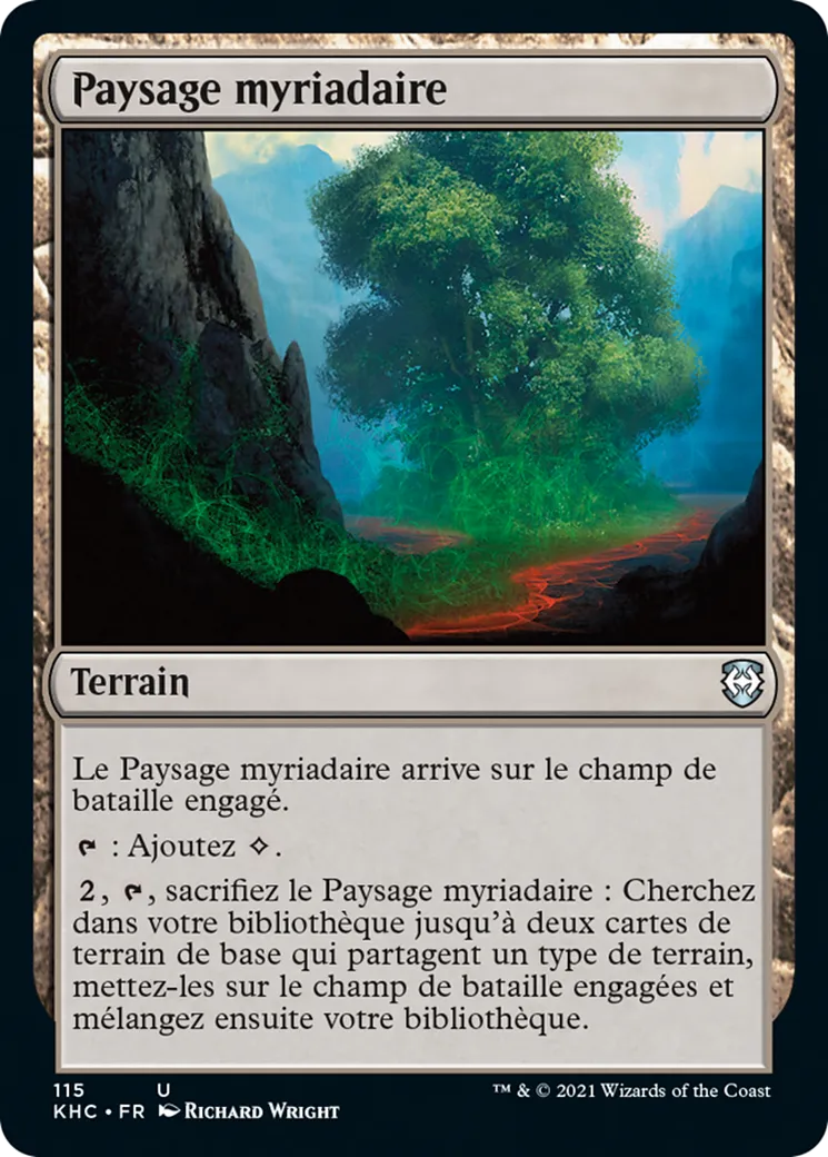 Paysage myriadaire — Kaldheim Commander — Magic: The Gathering