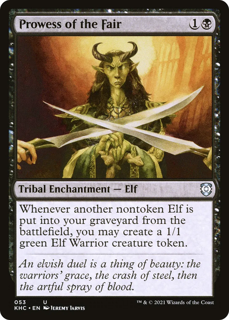 Prowess of the Fair — Kaldheim Commander — Magic: The Gathering