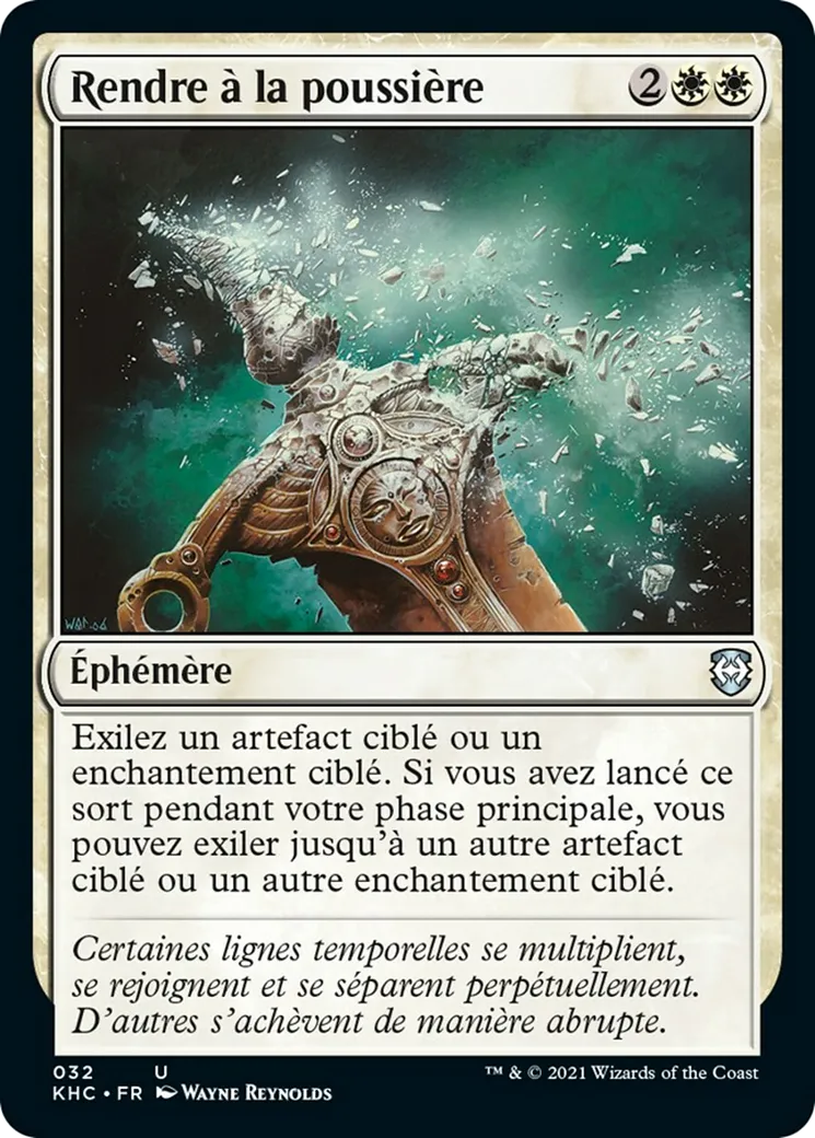 Rendre à la poussière — Kaldheim Commander — Magic: The Gathering