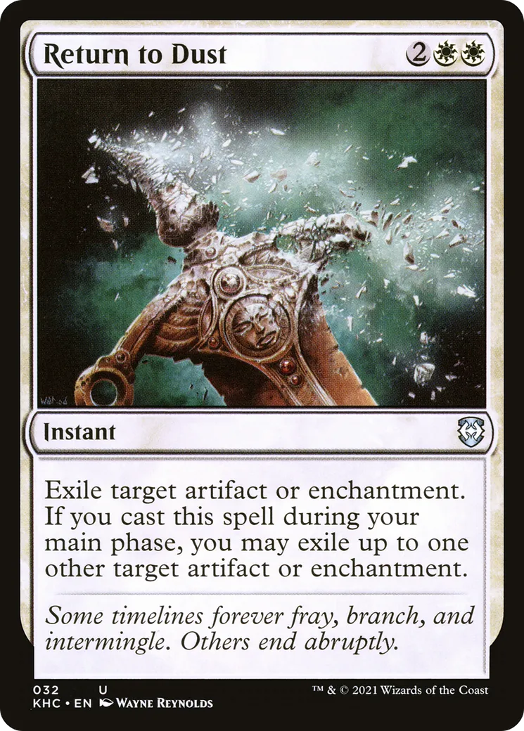 Return to Dust — Kaldheim Commander — Magic: The Gathering
