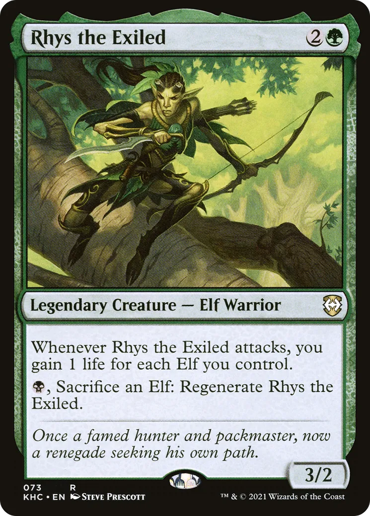 Rhys the Exiled — Kaldheim Commander — Magic: The Gathering