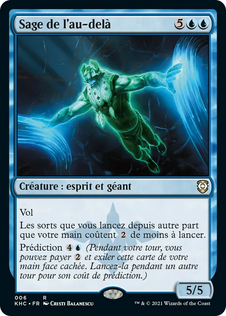 Sage de l'au-delà — Kaldheim Commander — Magic: The Gathering