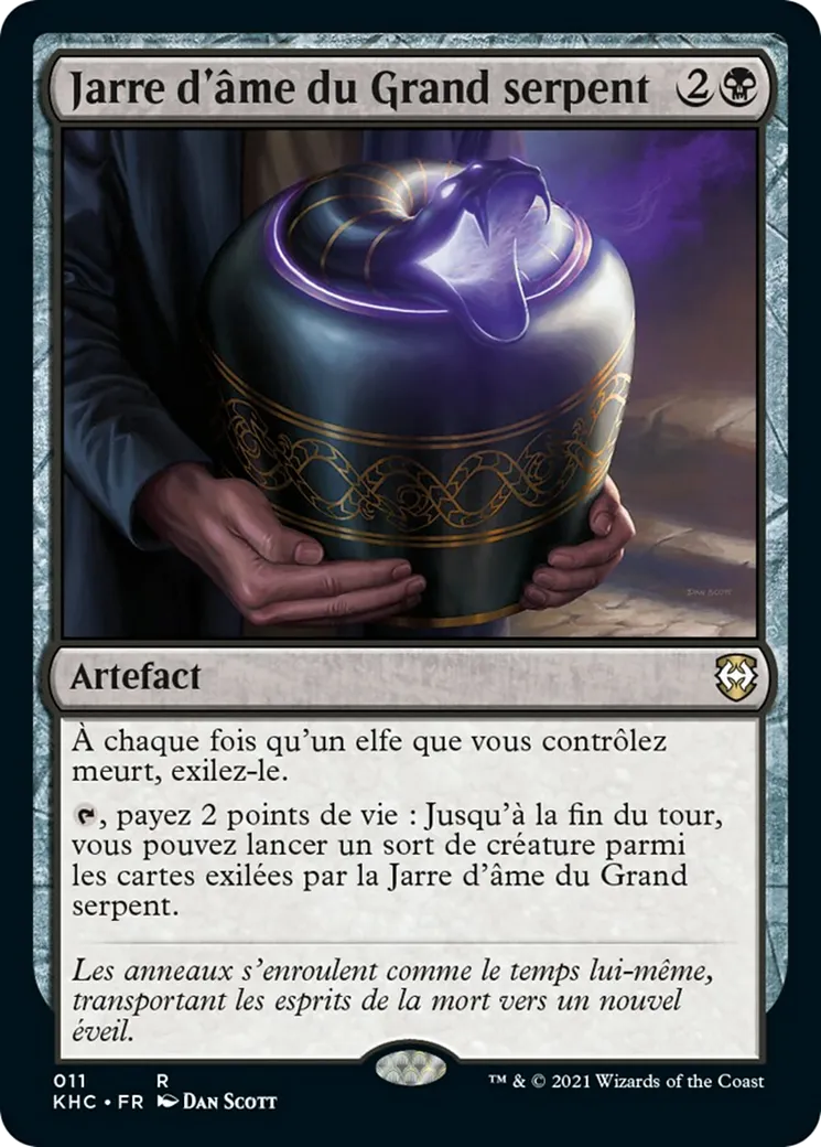 Jarre d'âme du Grand serpent — Kaldheim Commander — Magic: The Gathering