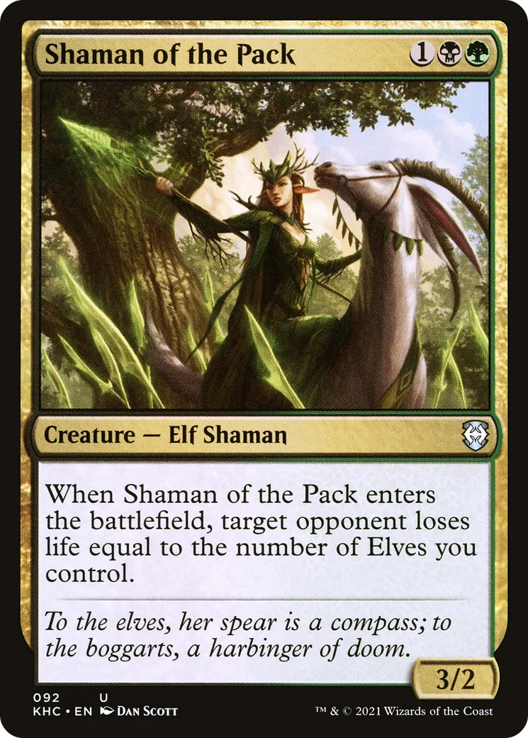 Shaman of the Pack — Kaldheim Commander — Magic: The Gathering