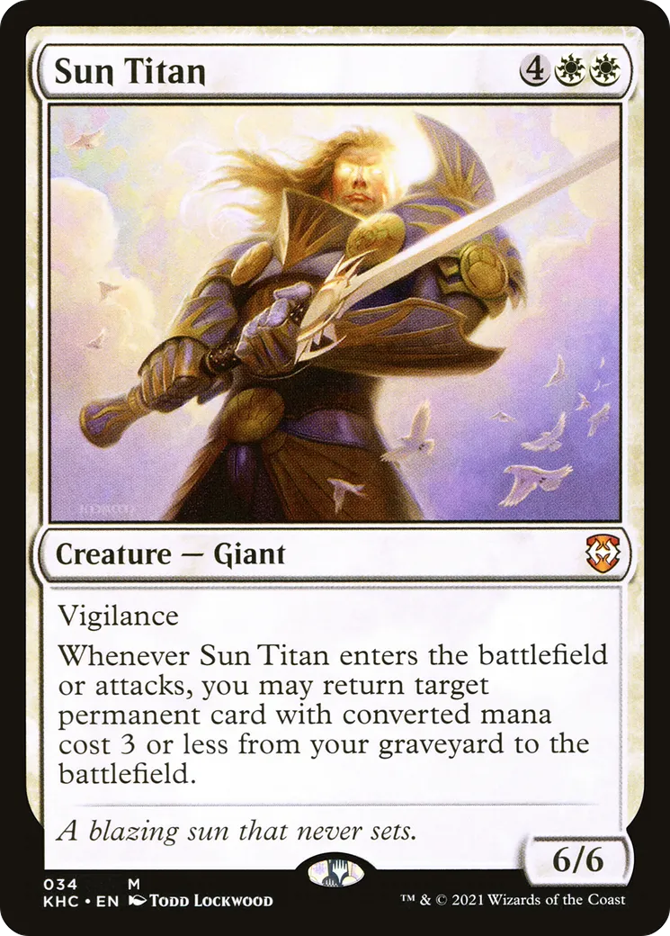 Titan solaire — Kaldheim Commander — Magic: The Gathering