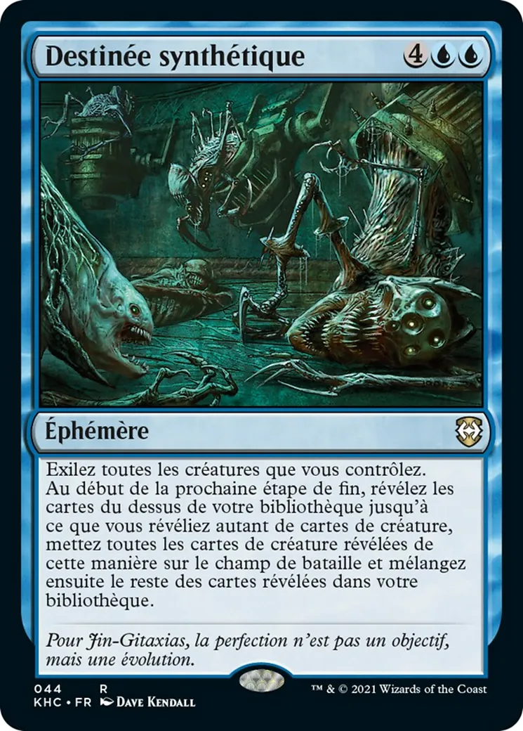 Destinée synthétique — Kaldheim Commander — Magic: The Gathering