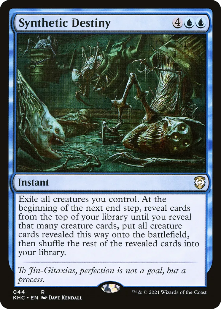 Synthetic Destiny — Kaldheim Commander — Magic: The Gathering
