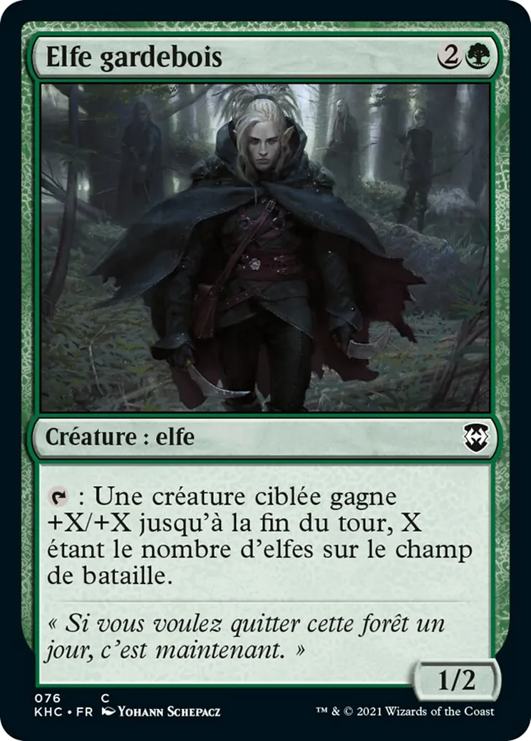 Elfe gardebois — Kaldheim Commander — Magic: The Gathering