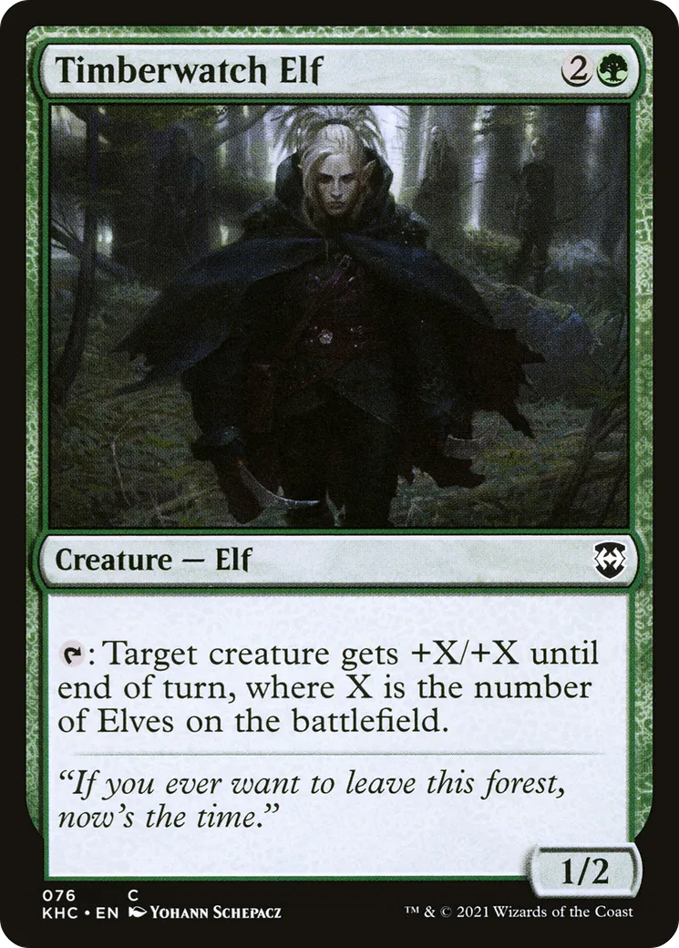 Timberwatch Elf — Kaldheim Commander — Magic: The Gathering