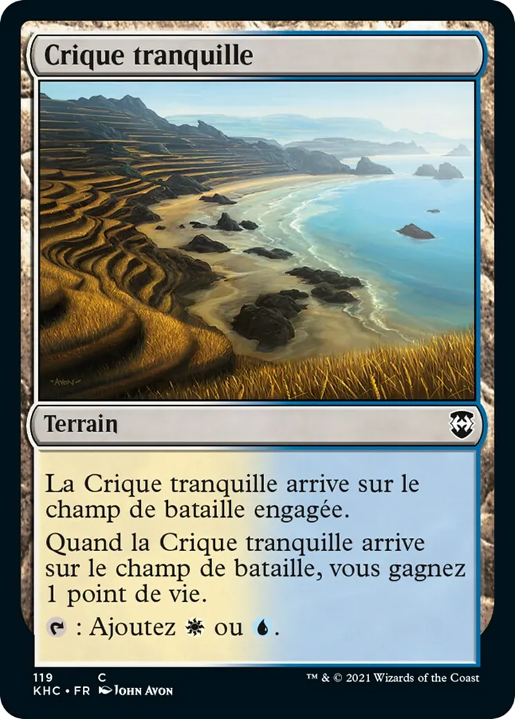 Crique tranquille — Kaldheim Commander — Magic: The Gathering