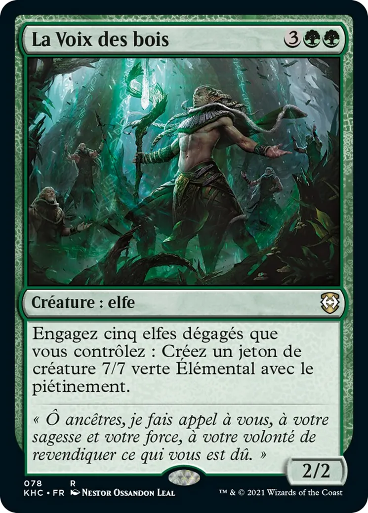 La Voix des bois — Kaldheim Commander — Magic: The Gathering