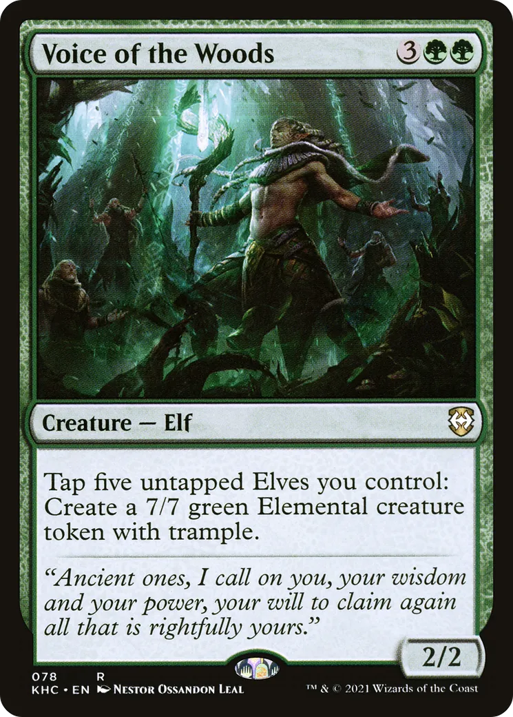 Voice of the Woods — Kaldheim Commander — Magic: The Gathering