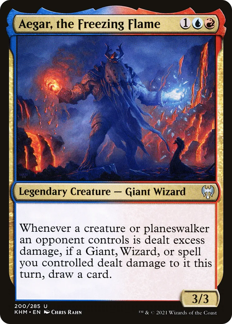 Aegar, la Flamme gelante — Kaldheim — Magic: The Gathering