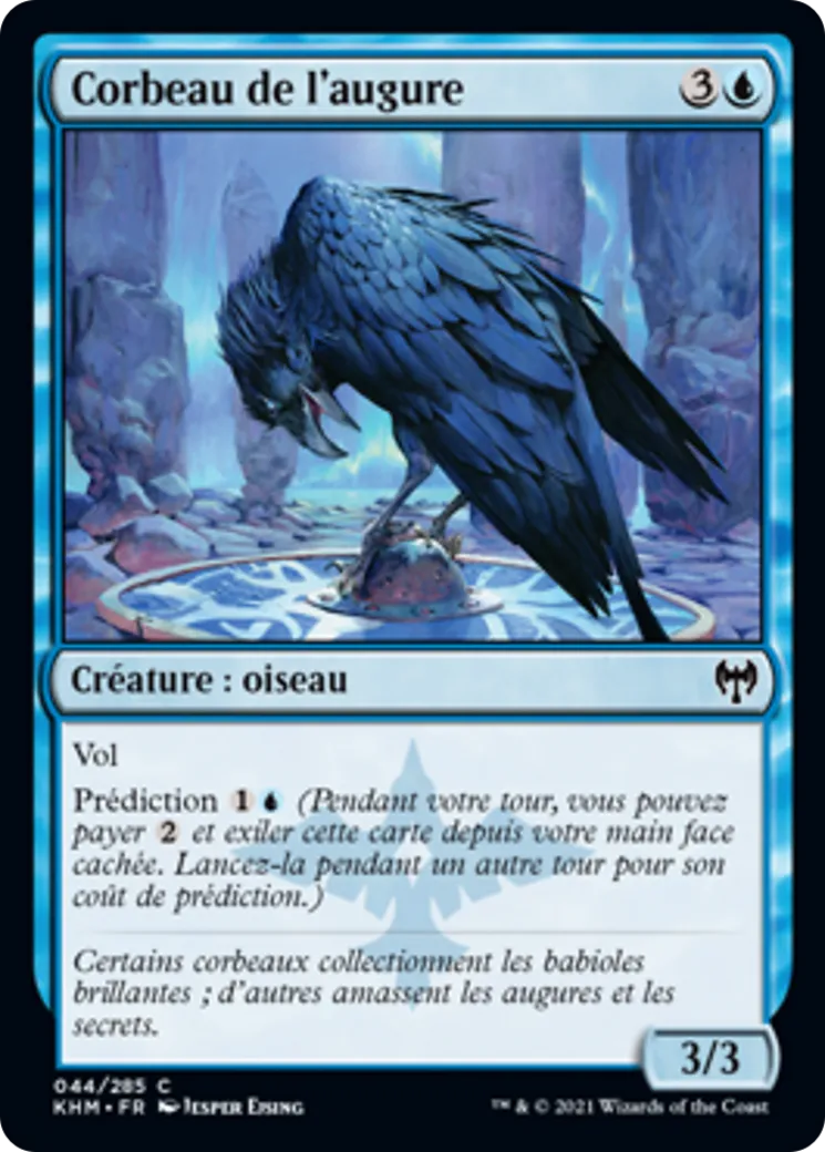 Corbeau de l'augure — Kaldheim — Magic: The Gathering