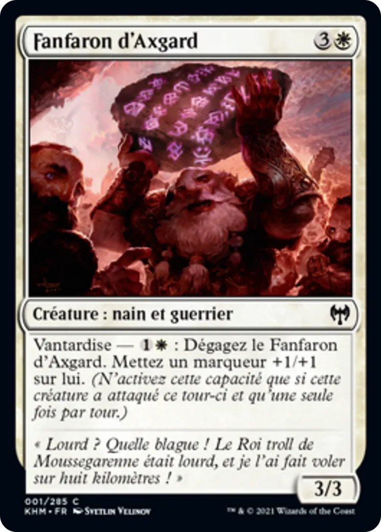 Fanfaron d'Axgard — Kaldheim — Magic: The Gathering