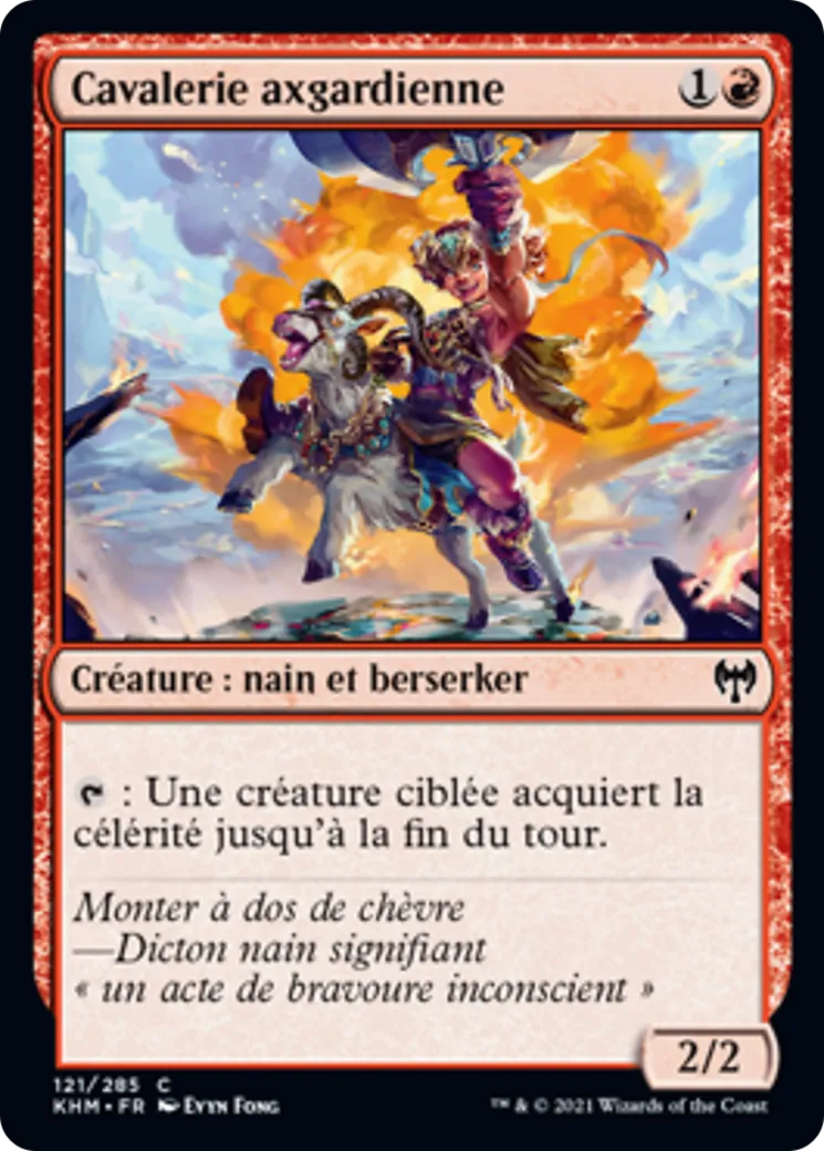 Cavalerie axgardienne — Kaldheim — Magic: The Gathering