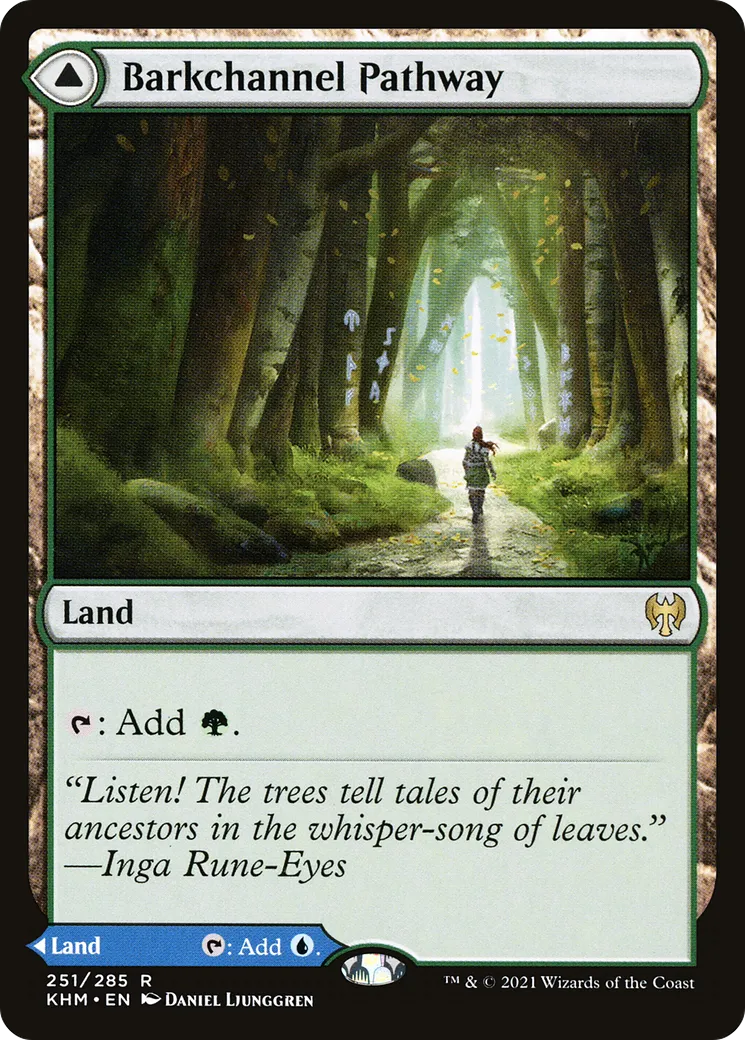 Barkchannel Pathway // Tidechannel Pathway — Kaldheim — Magic: The Gathering