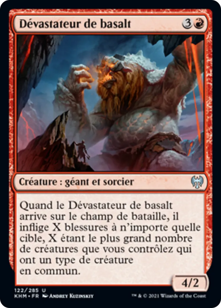 Dévastateur de basalt from Kaldheim - Magic: The Gathering