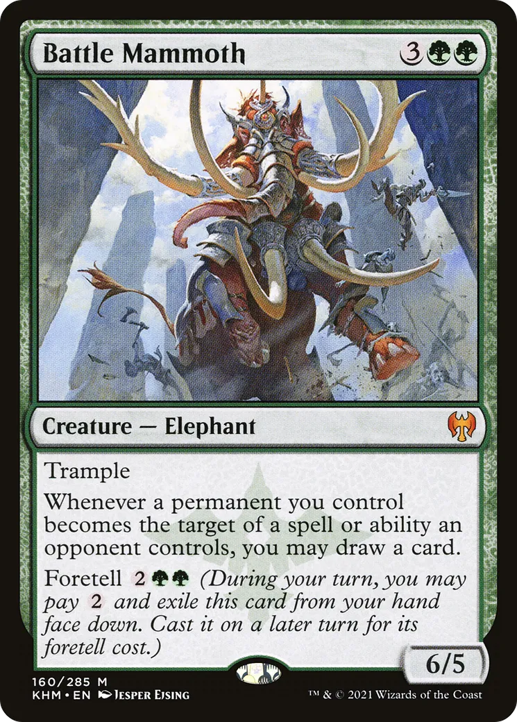 Mammouth de bataille — Kaldheim — Magic: The Gathering