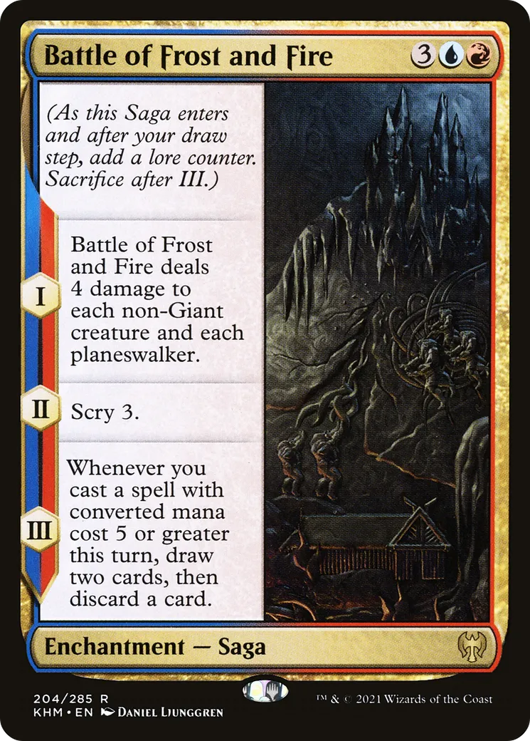 Bataille de glace et de feu — Kaldheim — Magic: The Gathering