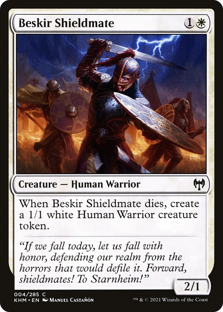 Beskir Shieldmate — Kaldheim — Magic: The Gathering