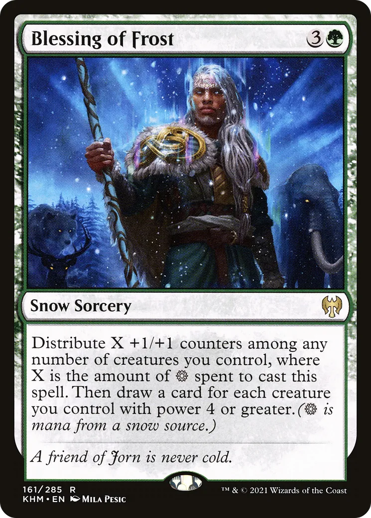 Blessing of Frost — Kaldheim — Magic: The Gathering