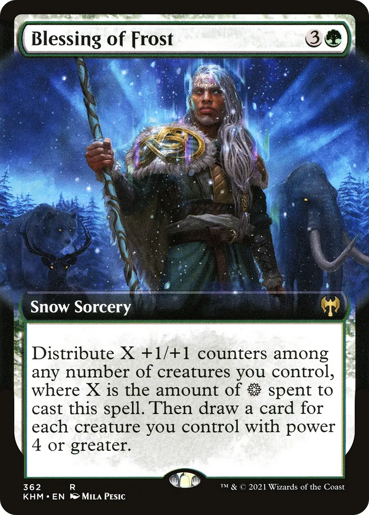 Blessing of Frost — Kaldheim — Magic: The Gathering