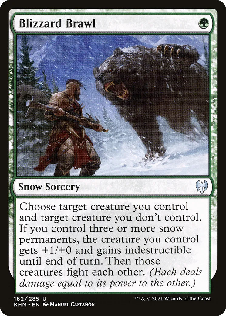 Combat dans le blizzard — Kaldheim — Magic: The Gathering