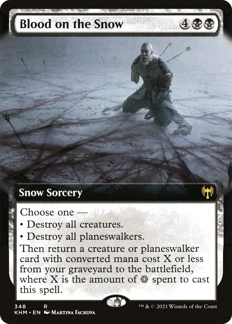 Du sang sur la neige — Kaldheim — Magic: The Gathering