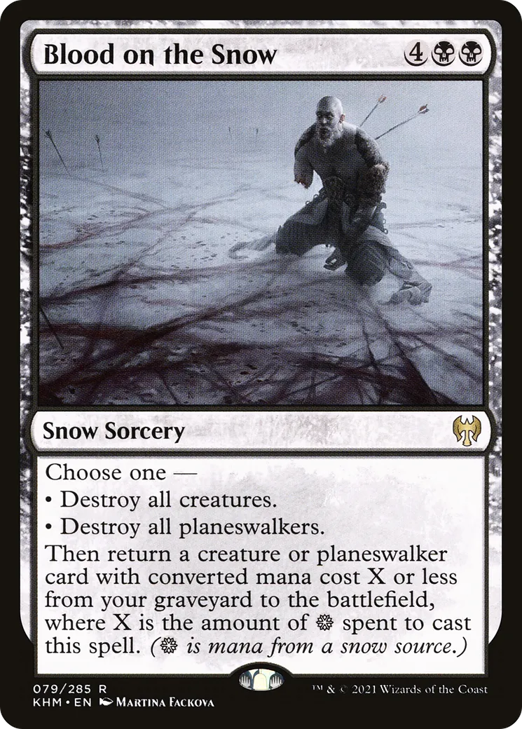 Du sang sur la neige — Kaldheim — Magic: The Gathering