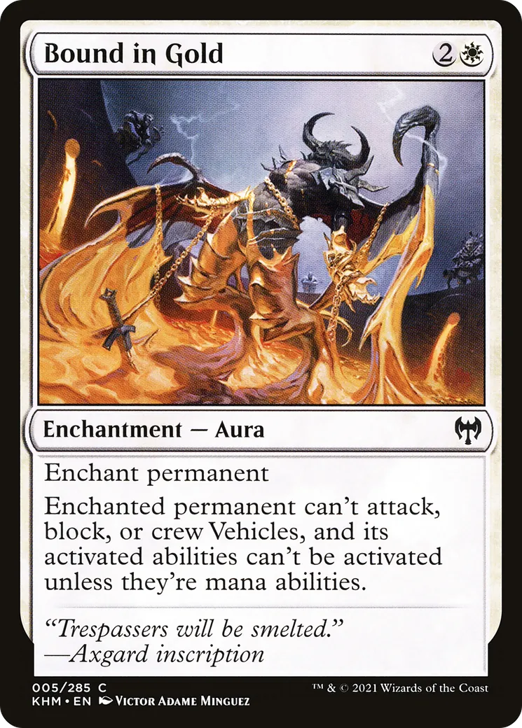 Bound in Gold — Kaldheim — Magic: The Gathering