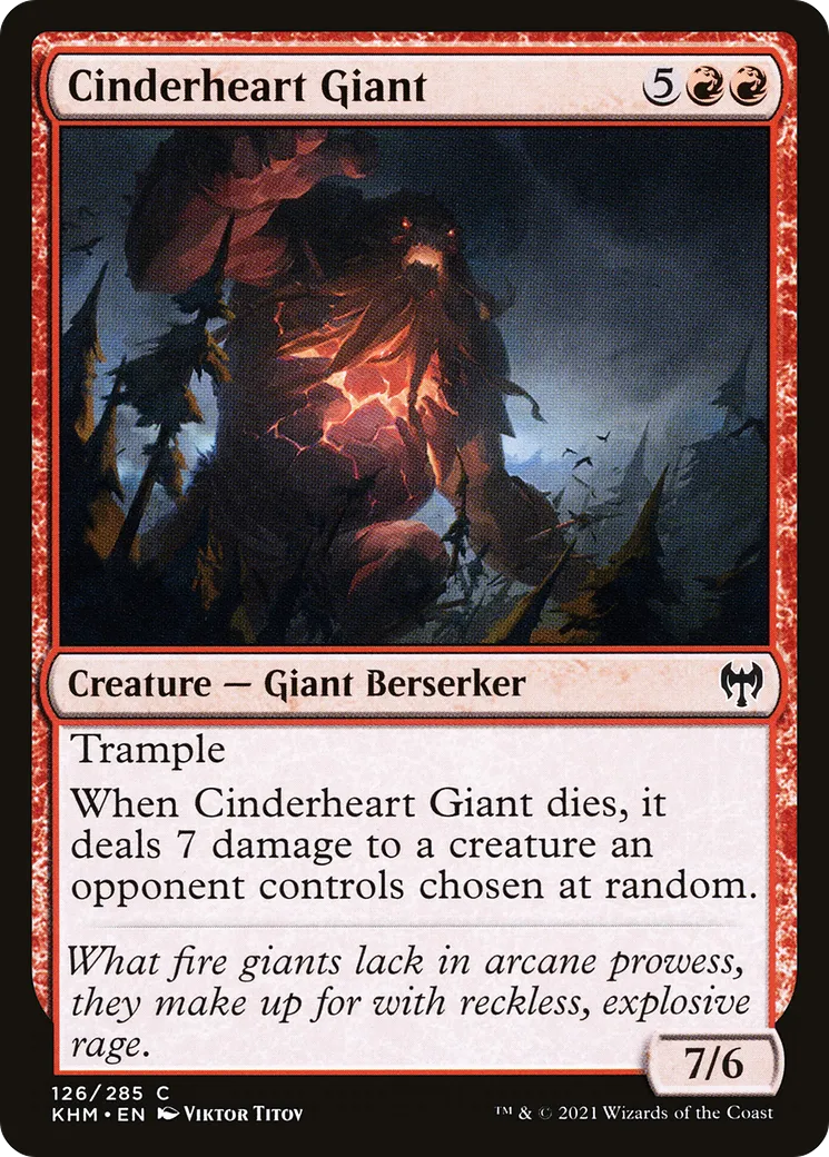 Cinderheart Giant — Kaldheim — Magic: The Gathering