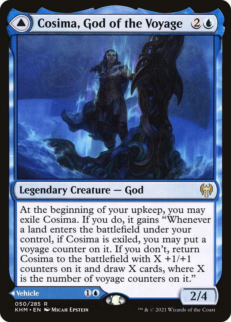 Cosima, God of the Voyage // The Omenkeel — Kaldheim — Magic: The Gathering