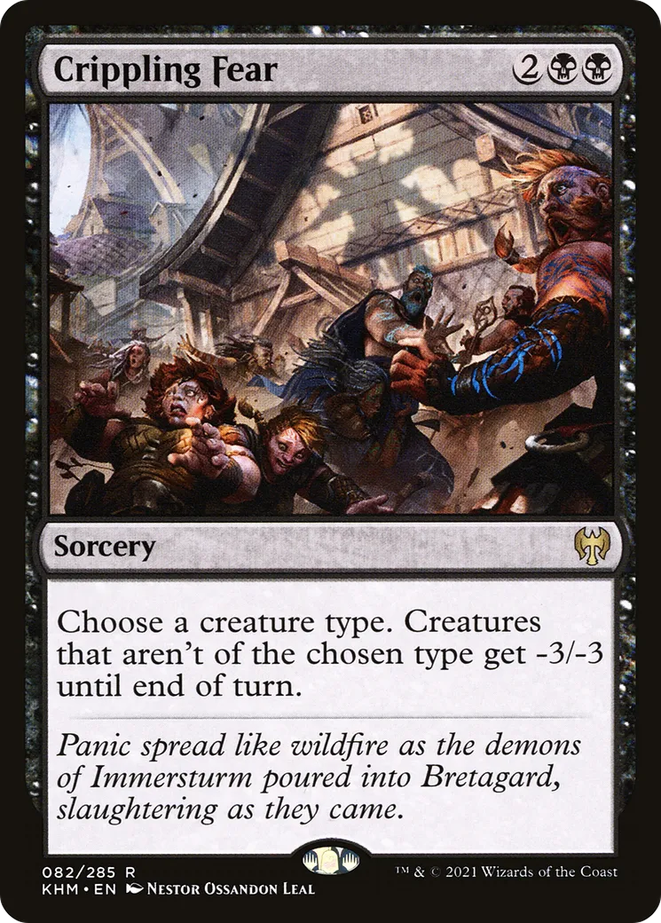 Crippling Fear — Kaldheim — Magic: The Gathering