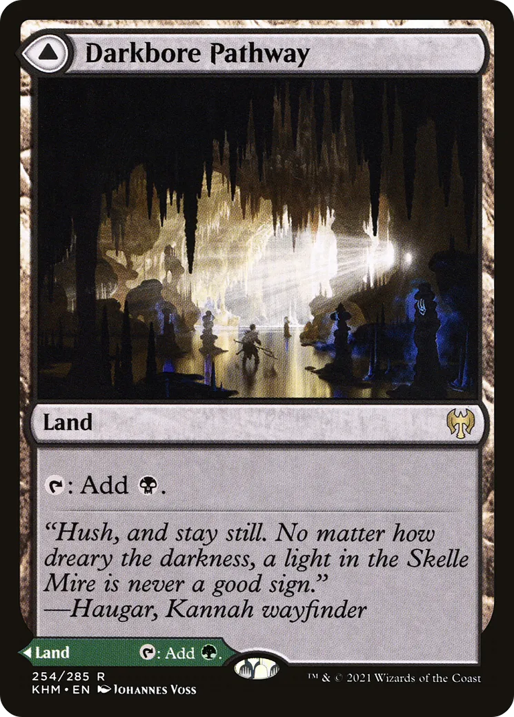 Darkbore Pathway // Slitherbore Pathway — Kaldheim — Magic: The Gathering