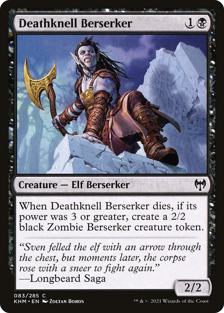 Deathknell Berserker — Kaldheim — Magic: The Gathering