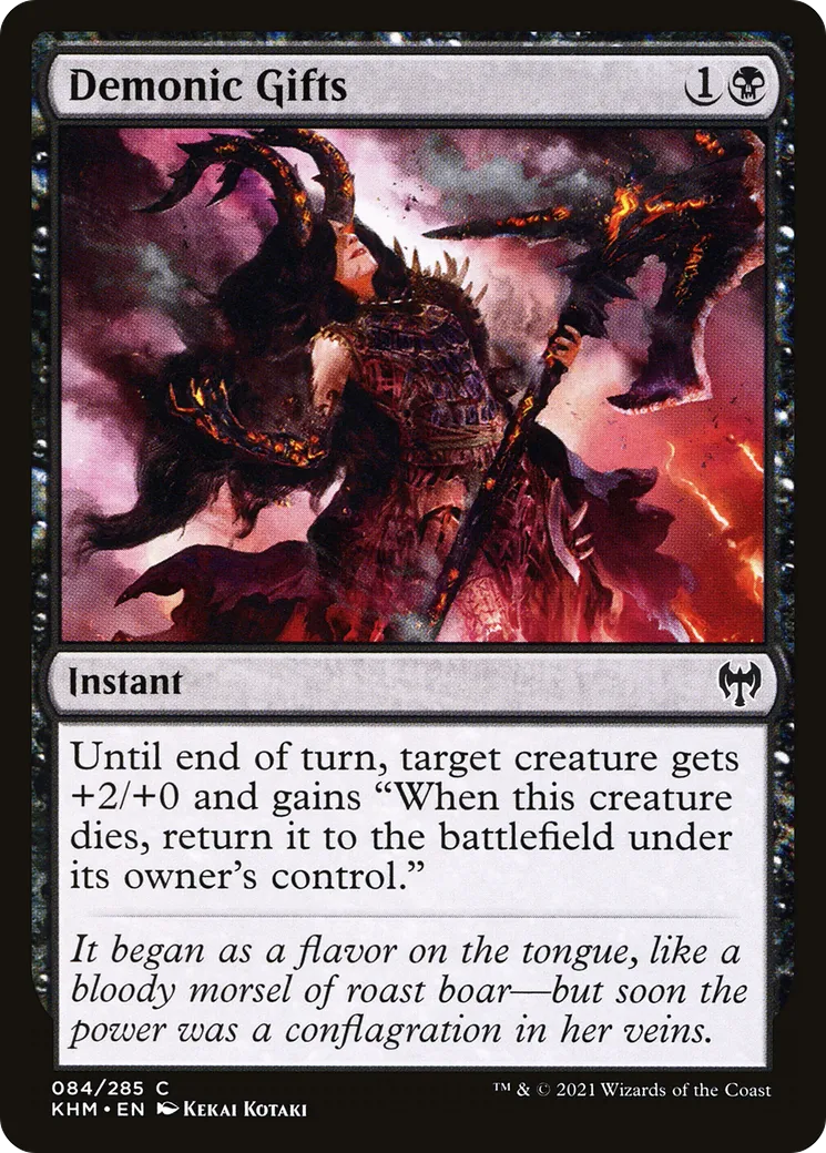 Demonic Gifts — Kaldheim — Magic: The Gathering