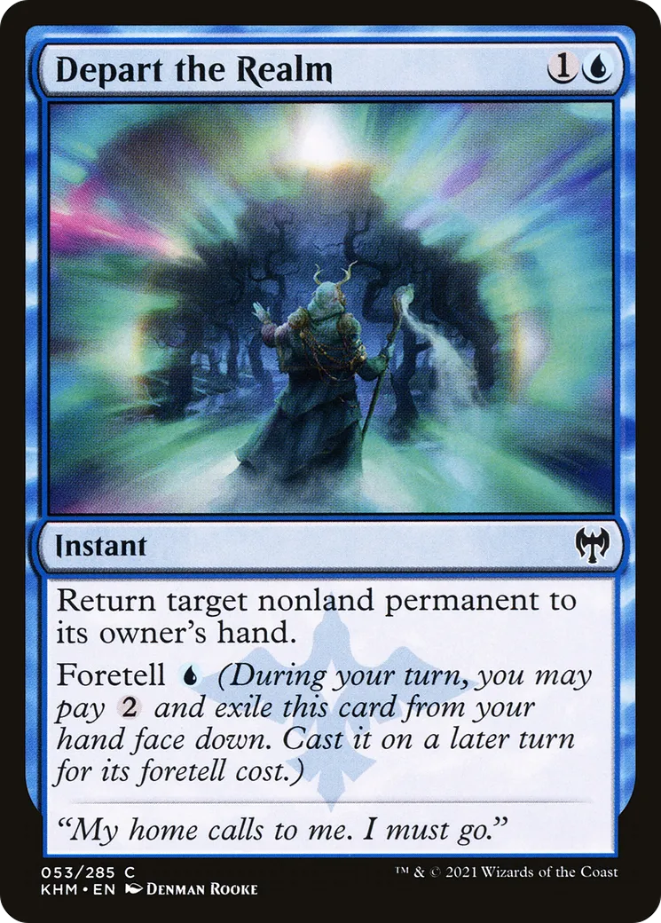 Depart the Realm — Kaldheim — Magic: The Gathering