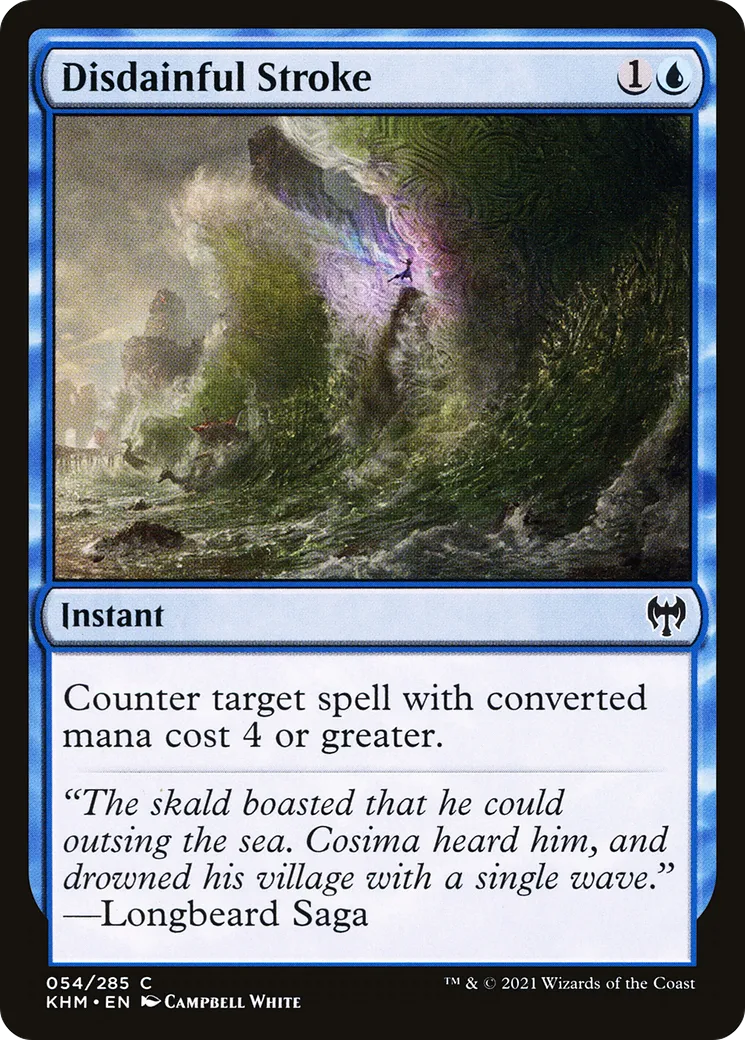 Disdainful Stroke — Kaldheim — Magic: The Gathering