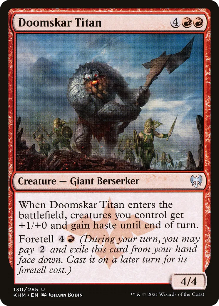 Doomskar Titan — Kaldheim — Magic: The Gathering