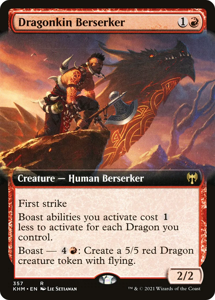 Berserker sangdragon — Kaldheim — Magic: The Gathering