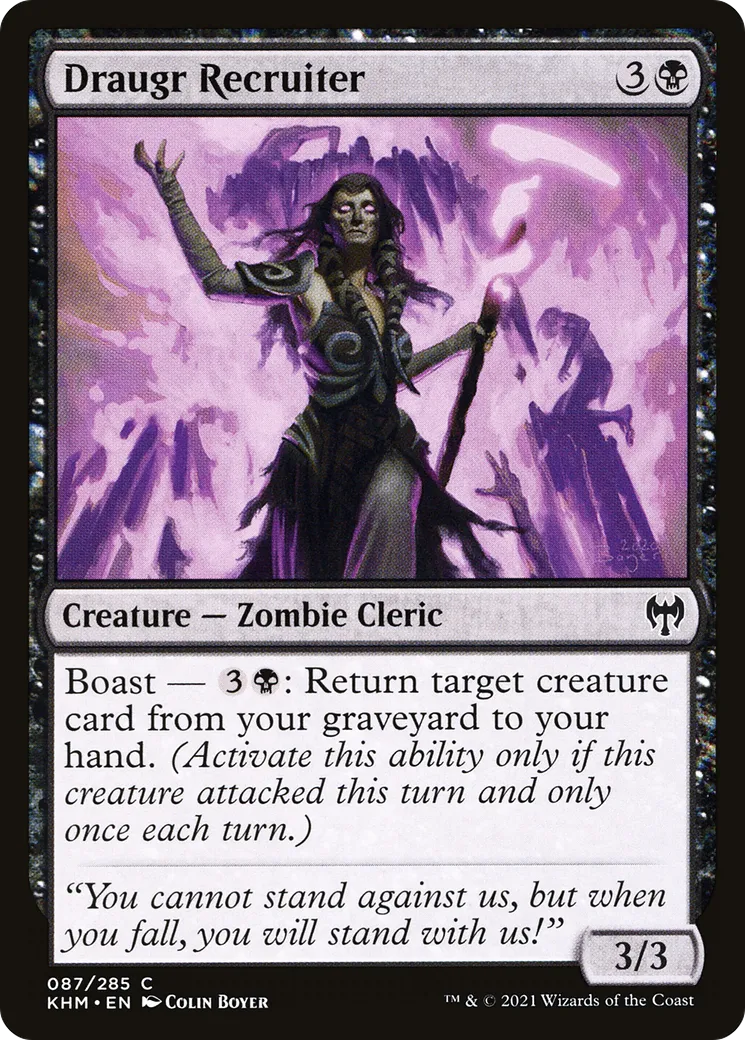 Recruteuse draugr — Kaldheim — Magic: The Gathering
