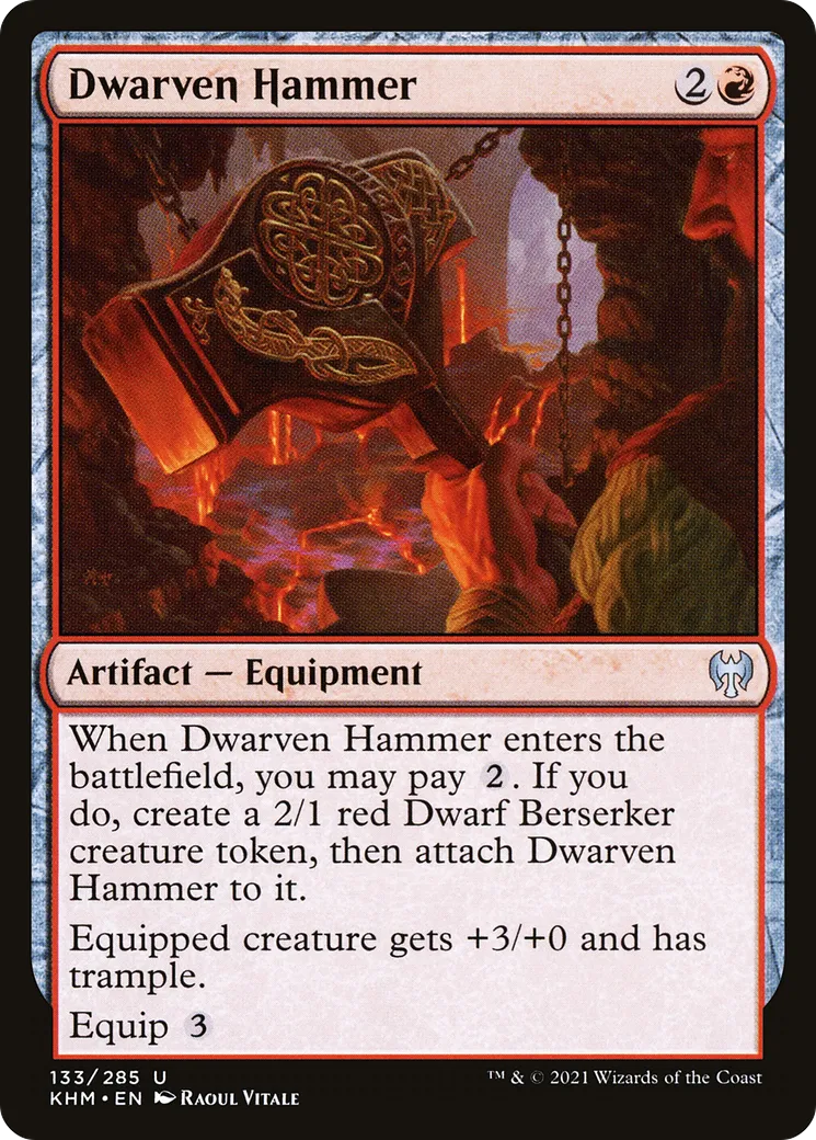 Dwarven Hammer — Kaldheim — Magic: The Gathering