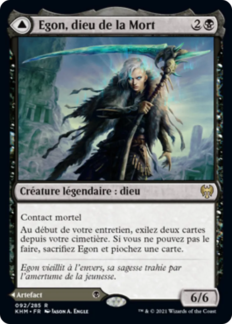 Egon, dieu de la Mort // Trône de la mort from Kaldheim - Magic: The Gathering