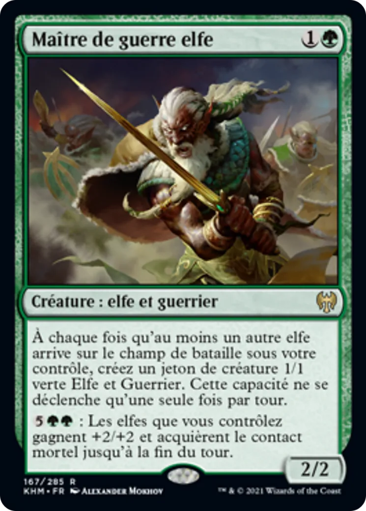 Maître de guerre elfe — Kaldheim — Magic: The Gathering
