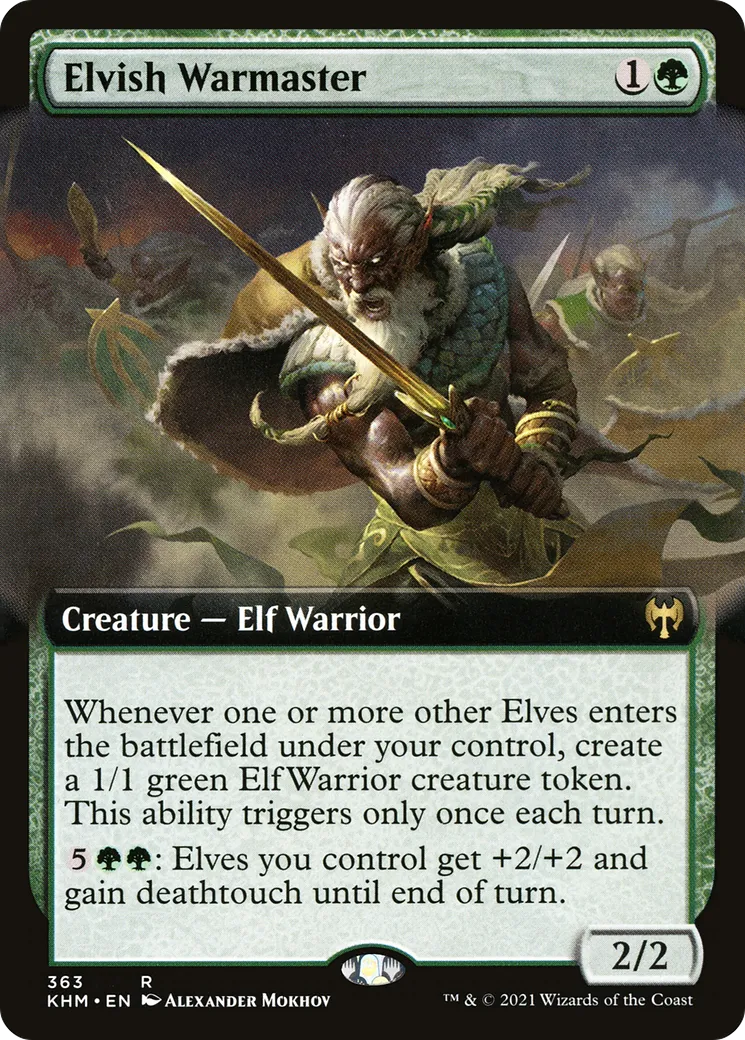 Elvish Warmaster — Kaldheim — Magic: The Gathering