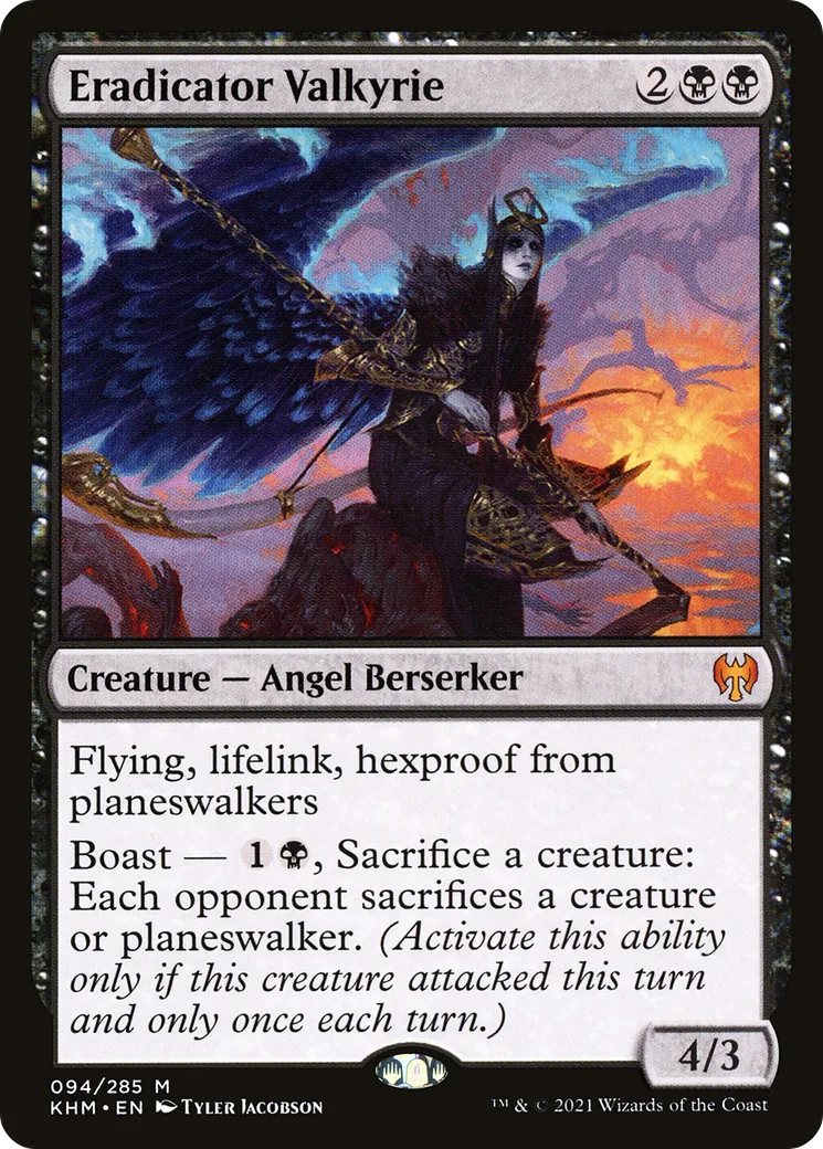 Eradicator Valkyrie — Kaldheim — Magic: The Gathering