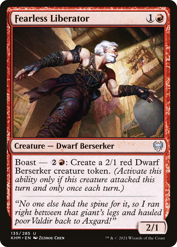 Fearless Liberator — Kaldheim — Magic: The Gathering