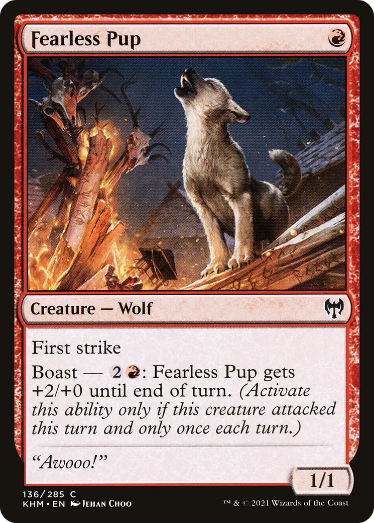 Louveteau intrépide — Kaldheim — Magic: The Gathering